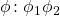 \phi\colon\phi_1 \phi_2