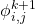 \phi^{k+1}_{i,j}
